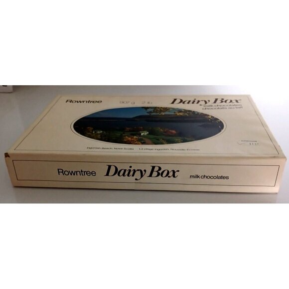 Vintage Rowntree Cardboar Dairy Box Chocolates Ingonish Beach Nova Scotia Canada - Picture 8 of 10